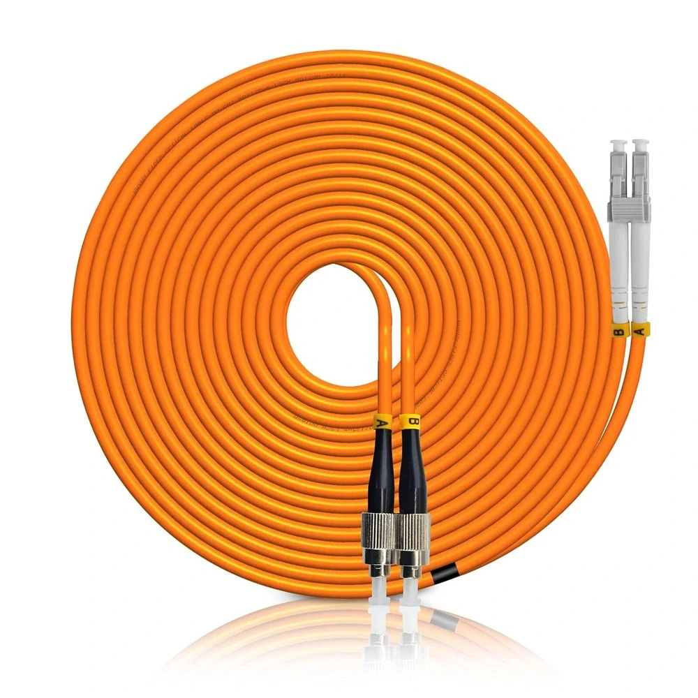 OM2 XHYUX Fiber Optic Cable 1M FC/UPC-LC/UPC Duplex 50/125 LSZH NEW 00132M 22/11